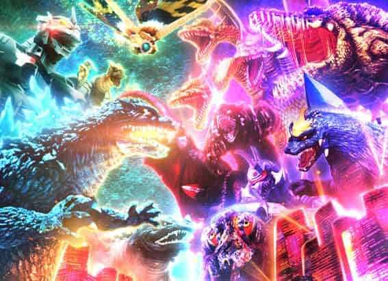 eGODZILLA7 TYPE-CRASH 大怪獣集結背景演出