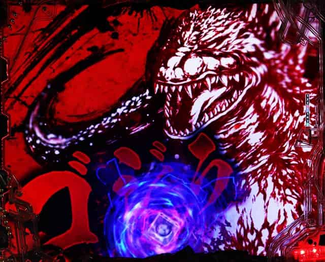 eGODZILLA7 TYPE-CRASH 墨絵SU演出