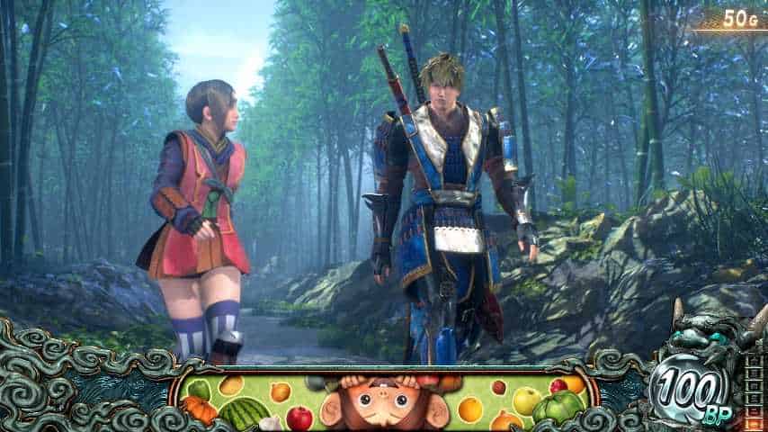 スマスロ 新鬼武者3 液晶下部ウィンドウ演出