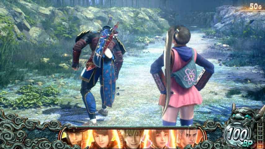 スマスロ 新鬼武者3 液晶下部ウィンドウ演出