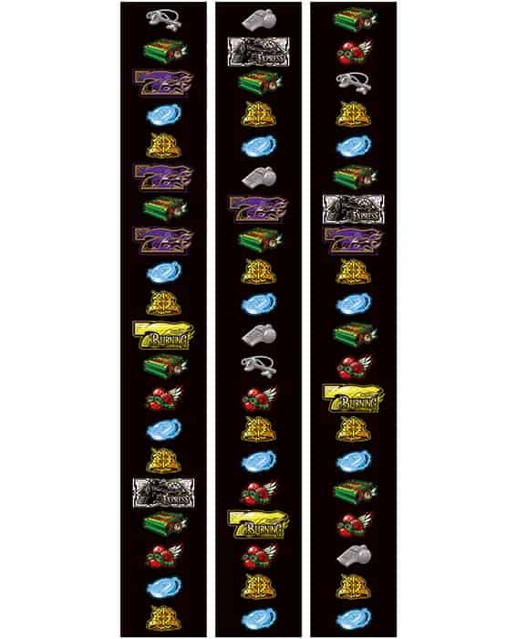 バーニングエクスプレス リール配列